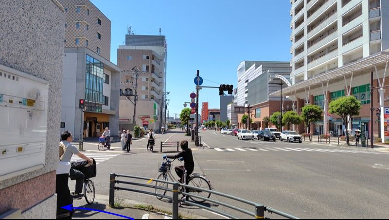 地下鉄長町駅からゼビオアリーナ仙台002