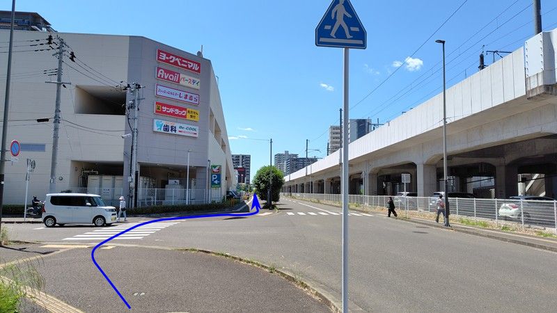 JR長町駅からSendai PIT007
