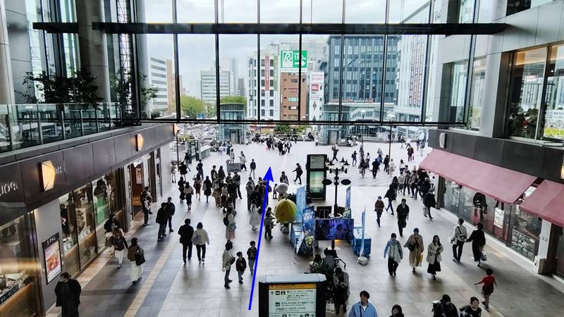 仙台駅東口からアラハバキシャトルバス009