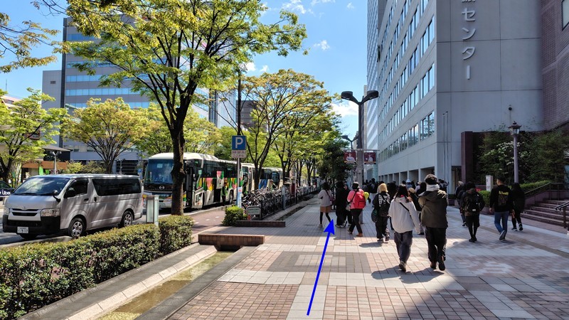 仙台駅東口からアラハバキシャトルバス016