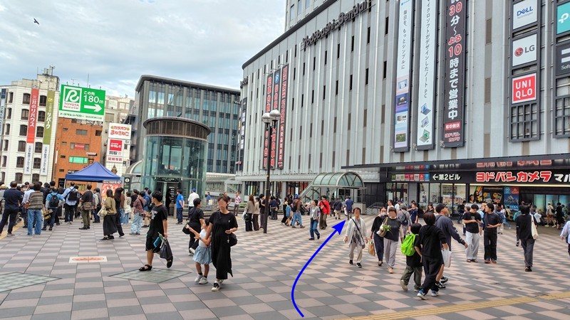 仙台駅東口からサンプラザホールへ002