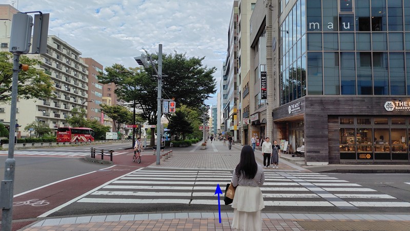 仙台駅東口からサンプラザホールへ010